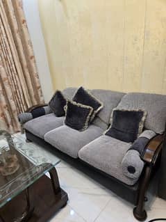 7 seater sofa set with table