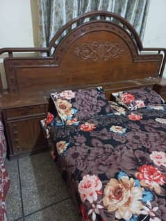 pure wood bed heavy bed