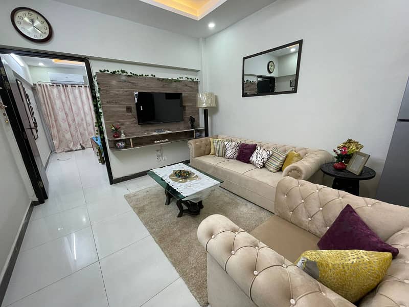 E-11 Capital Residence 1 Bed Furnished Apartment Available for Rent. 13