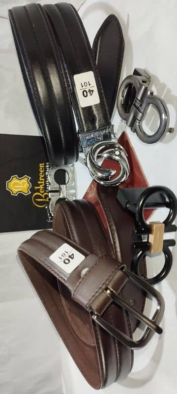 Pure Cow Soft Leather Belt 0