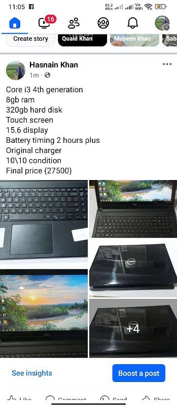 I'm selling fresh & genuine laptops. 8