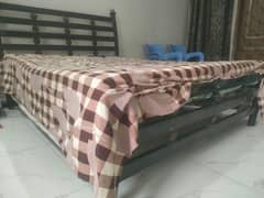 Iron bed for sell with mattress