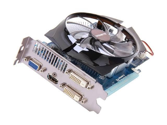 1gb ddr5 gaming 128 bit card for pc with VG HDMI and DVI supportrd 0