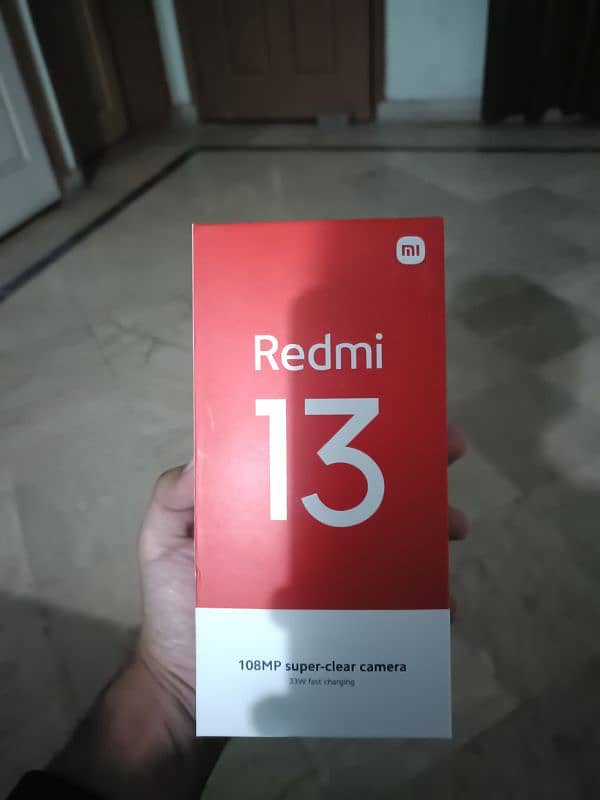 Redmi 13 Brand new 15 days use 0