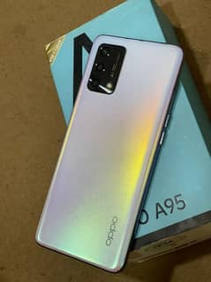 Oppo A95 8/128 With box panel change finger off  exchange and sale