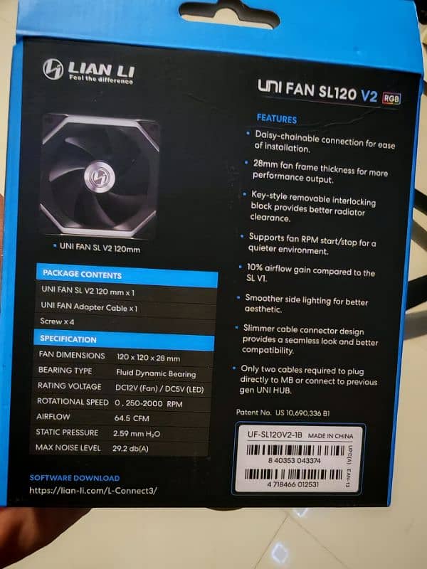 lian LI pc case fan 2