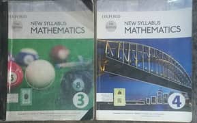 Maths D3 and D4 books for sale