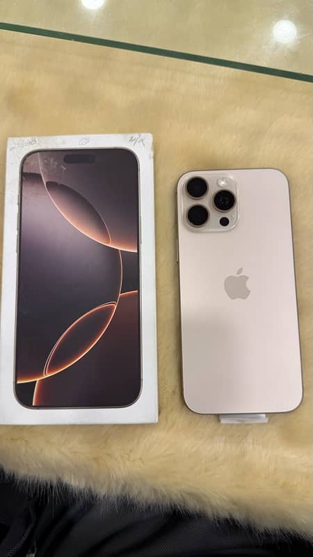 iPhone 16Pro Max 256gb Non PTA 0