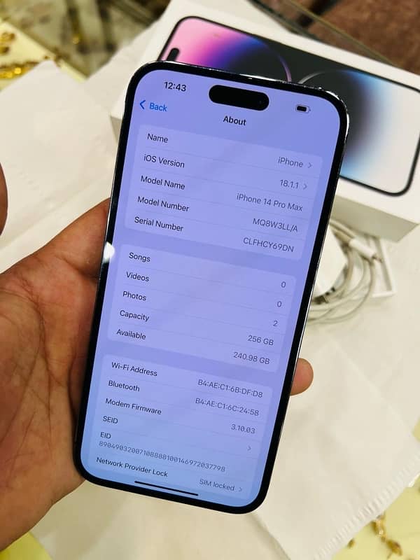 iphone 14pro max 256gb urgent sale 1