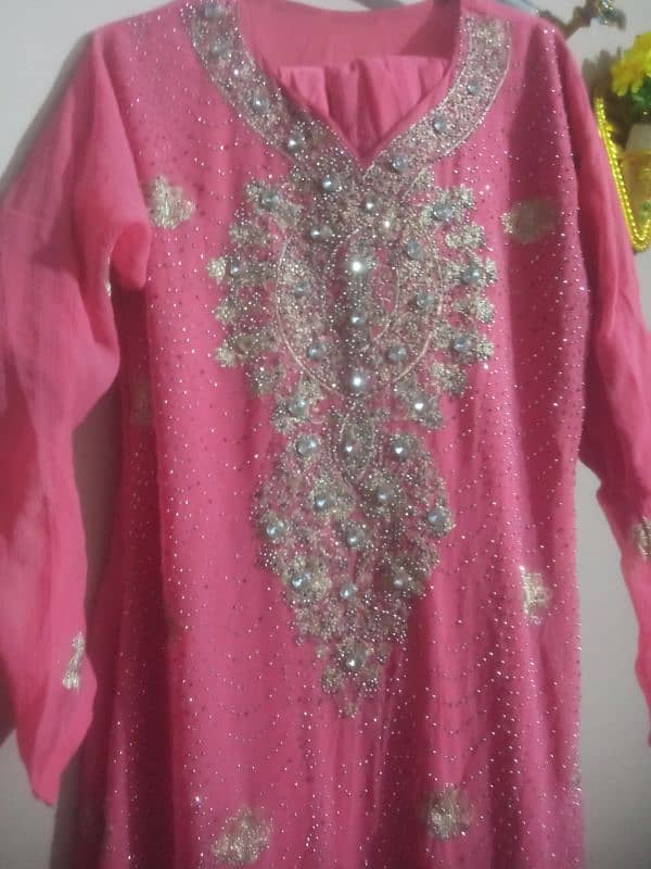 wedding fancy complete dress size medium visible price 4