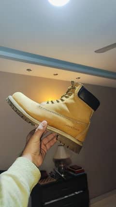 Tan LEATHER High Top Boots