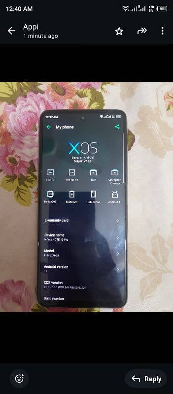 Infinix note 10 Pro 8/128gb with box and charger 2