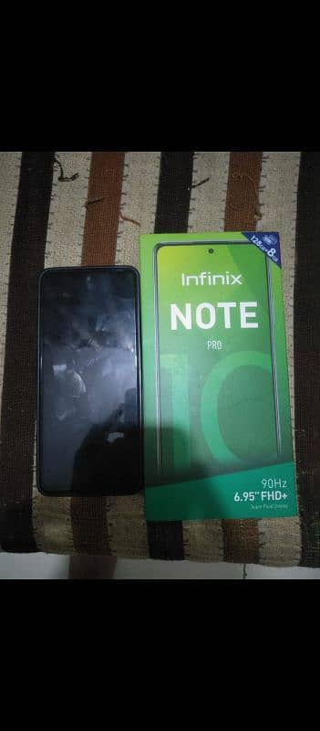 Infinix note 10 Pro 8/128gb with box and charger 4