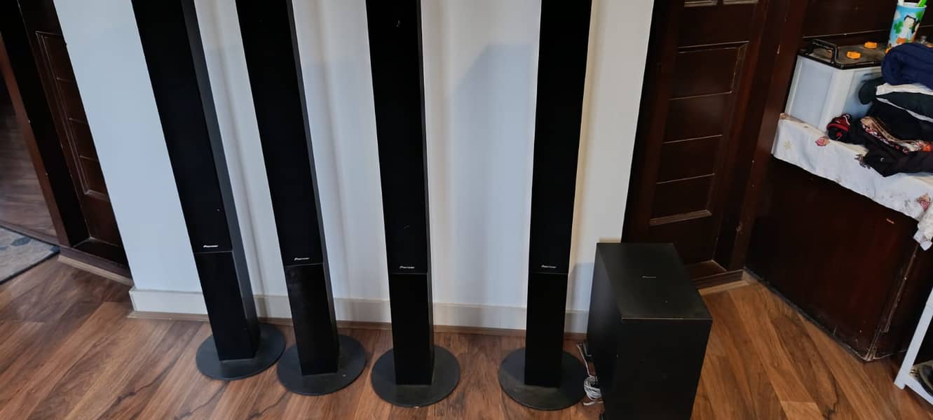 Pioneer Tower Speakers Surround Sound Home Theater System 340W 6