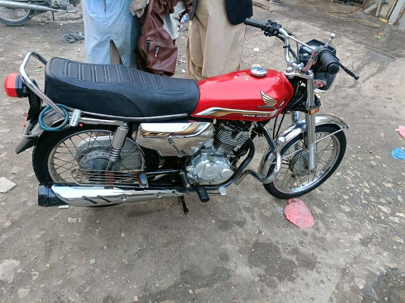 Honda CG 125 SE Red Colour 1