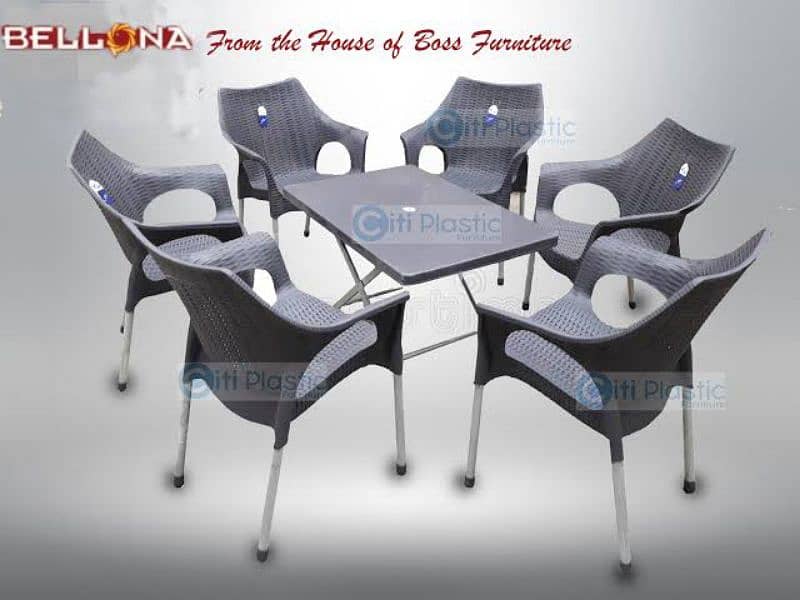 chair plastic center table new 1