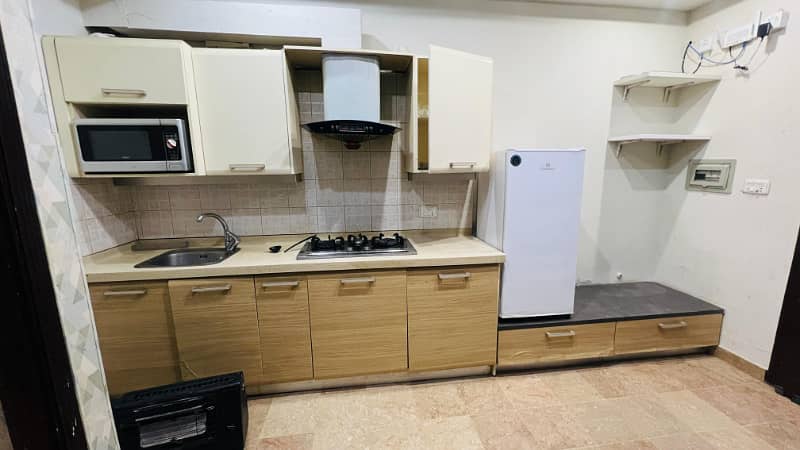 One bedroom fully furnished apartment available for Rent gas available 4