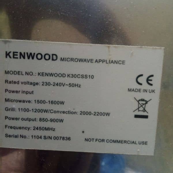 kenwood microwave 4