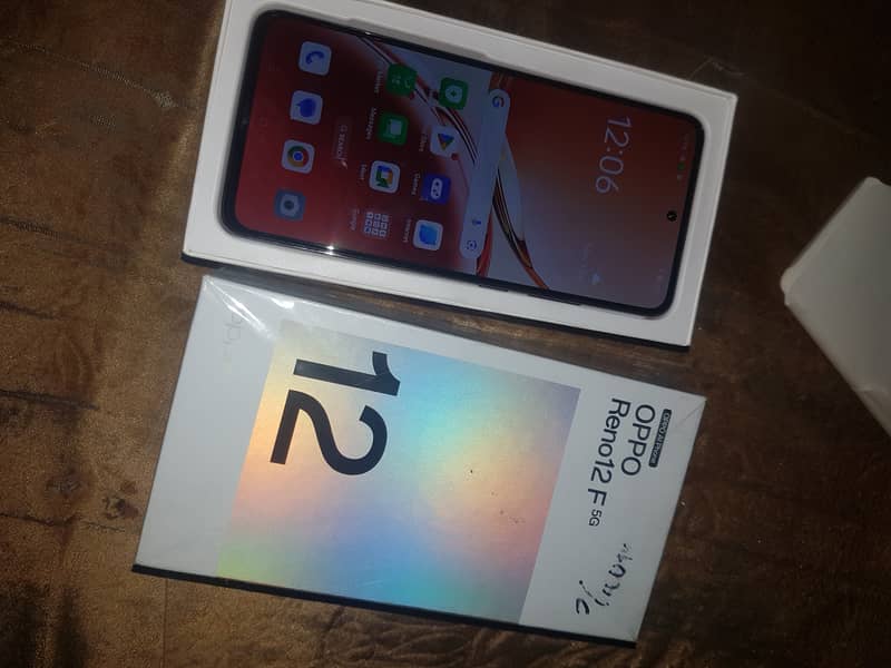 Oppo Reno 12f 5g 12ram 256memory brand new just boc opne 1