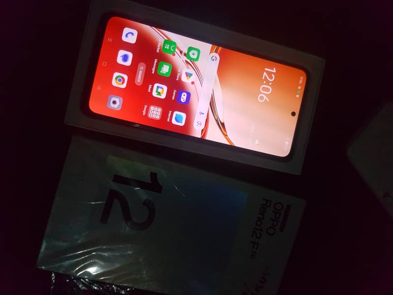 Oppo Reno 12f 5g 12ram 256memory brand new just boc opne 2