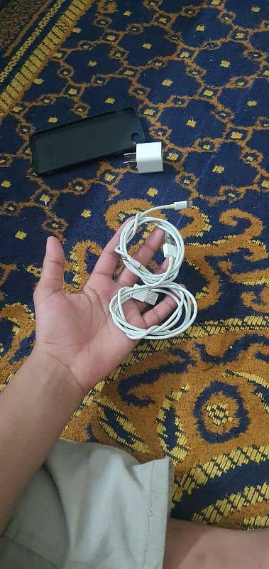 Iphone 7 non pta 32gb 2 charging lead and cover and adpter 03238483138 5