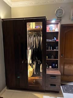 Designer Cupboard/Wardrobe + Dresser with LED Lights