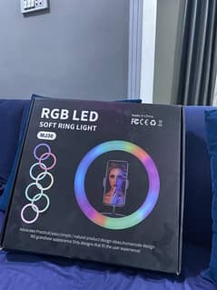 RGB LED Soft Ring light MJ36