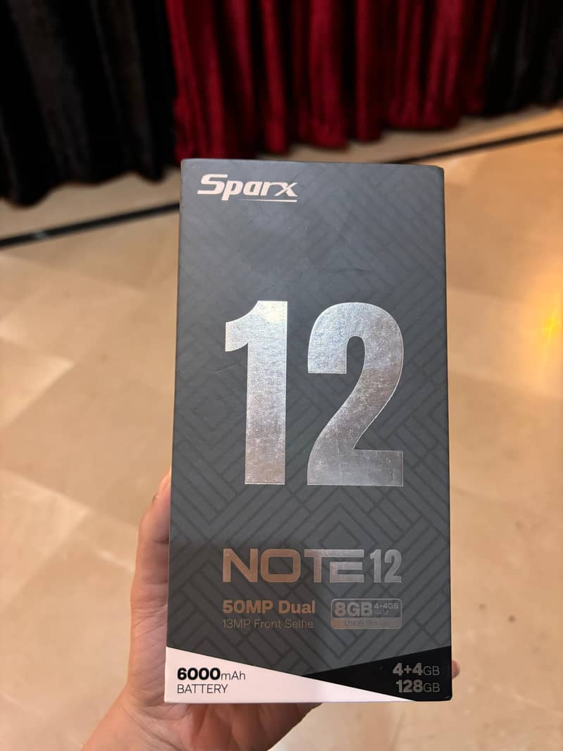 New box pack Sparx Note 12 green color 6