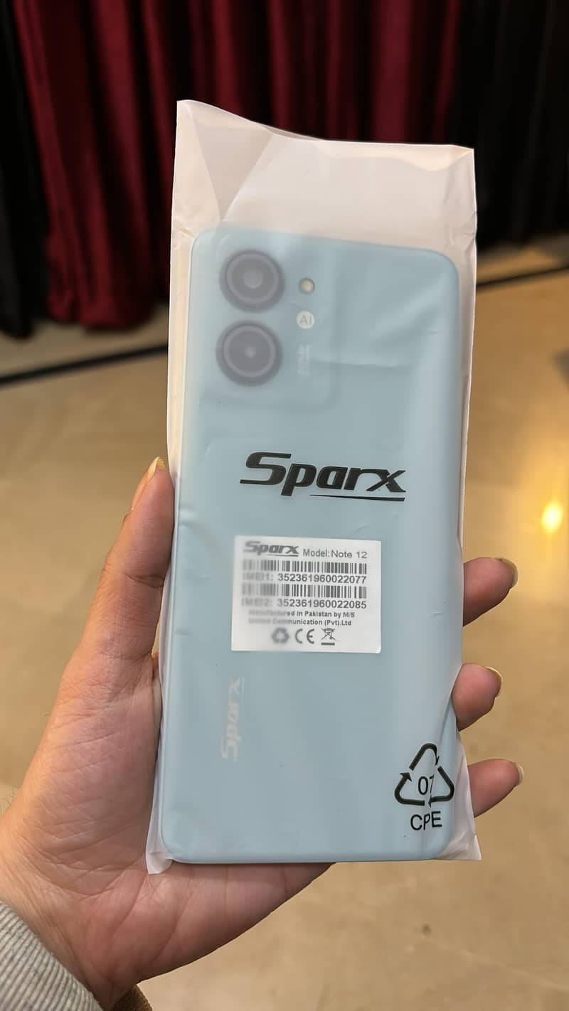 New box pack Sparx Note 12 green color 9