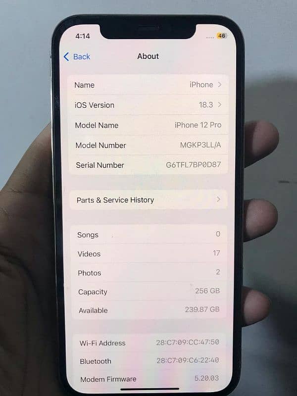 I phone 12 pro 256 Gb Fu non pta 4