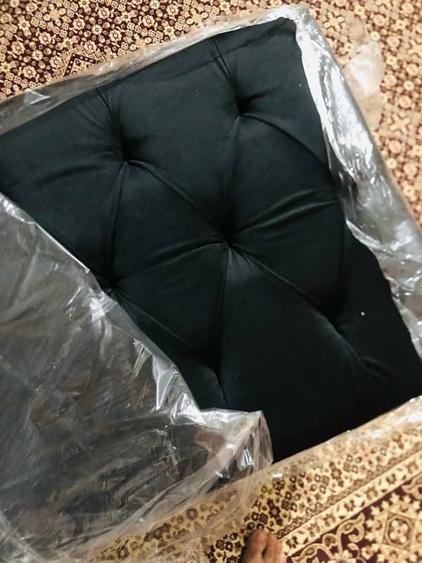 5 Seater Sofa Cum Bed with Two Tables and 2 Puffs 2