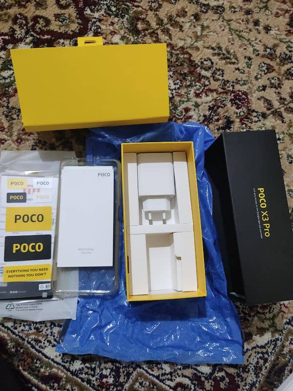 Poco x3 pro with original charger 6/128 3