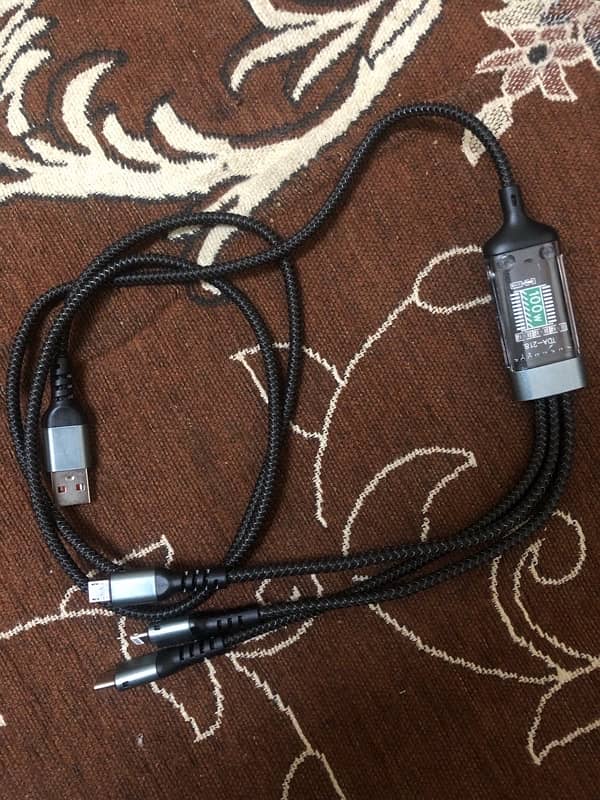 Type C Android Ios Multi Color Charging Cable 6