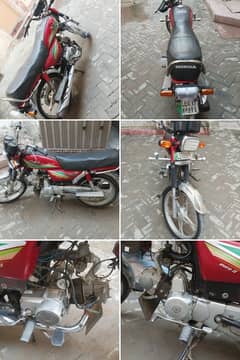 Ghani 70cc Self Start Alloy Rim Bike mint condition everything in work