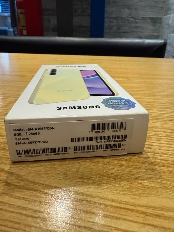 Galaxy A15 5g Yellow Color 8GB 256GB 10/10 Slightly Used 2