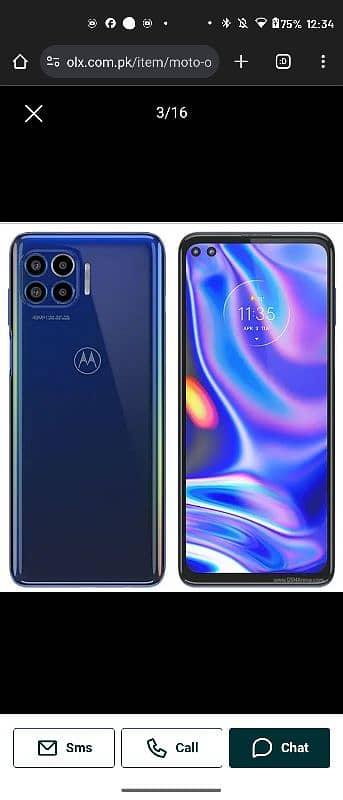 snapdragon 775 5/128ufs Motorola one 5G uw 0