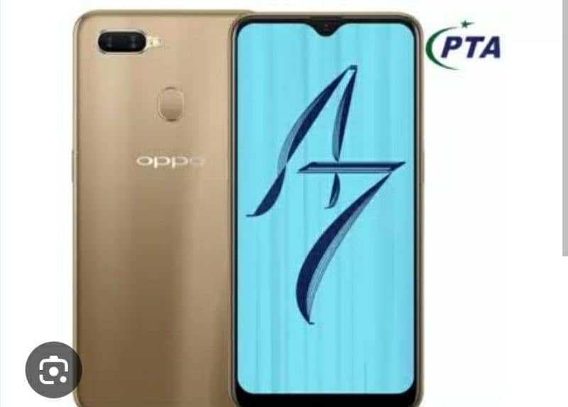 urgent sale need cash oppo A7 4/64 finger ok pta approved03045341348 1