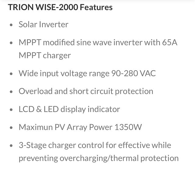 Trion inverter 1