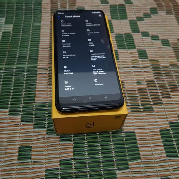 REALME C21-y mobile hai 10/10 condition complete paper and toll box 1