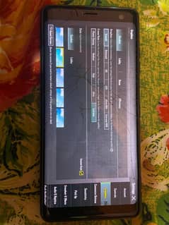 Sony Xz3 4/64 Best For PUBG Game only back or front glass crack he