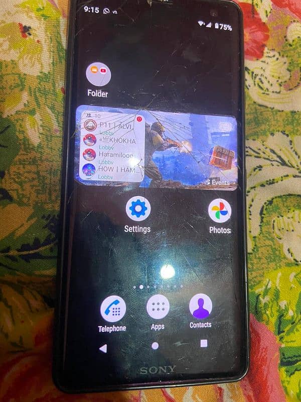 Sony Xz3 4/64 Best For PUBG Game only back or front glass crack he 11