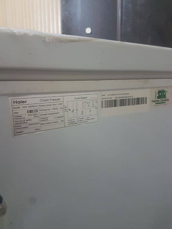 Haier Inverter deep freezer 3