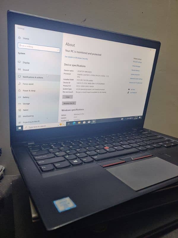 Lenovo t460s i5 6th gen 8gb/256gb fresh 6