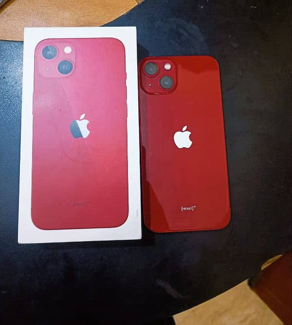 Phone 13 128gb factory unlocked red color with box iphone apple 0