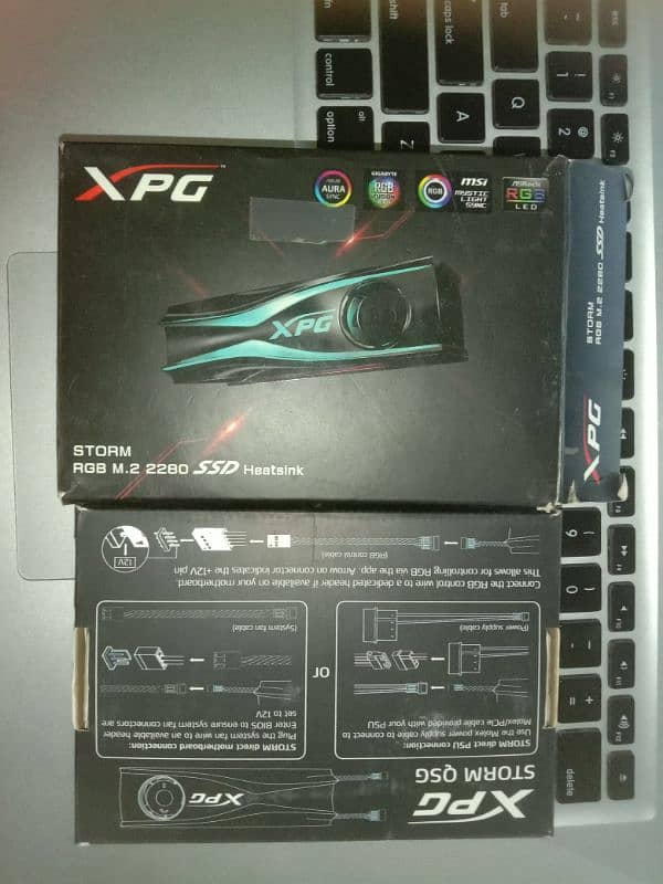 XPG Storm RGB M. 2 2280 SSD Heat Sink 1