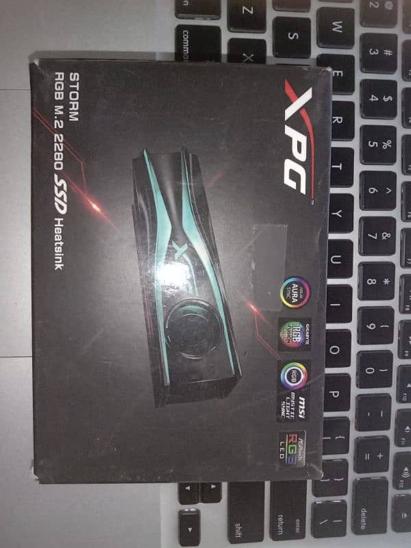 XPG Storm RGB M. 2 2280 SSD Heat Sink 6