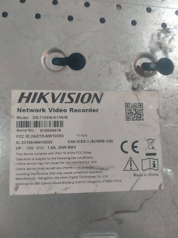 Hikvision 16ch nvr latest model 8MP 2