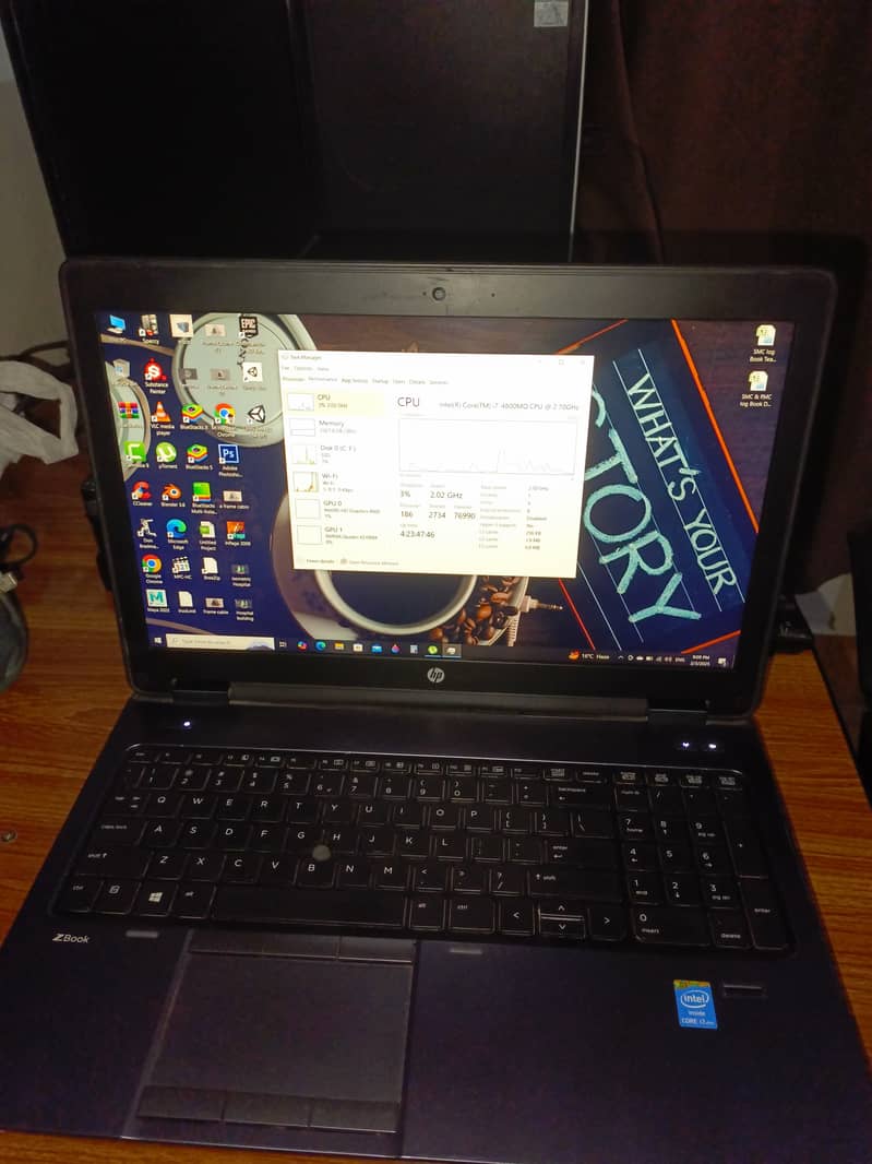 HP ZBook i7 4th gen with nvidia 2gb graphic card 5