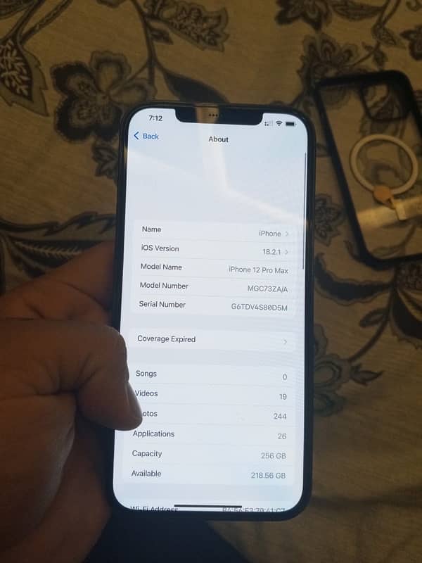 Iphone 12Promax 256GB HK Pta Approved 7