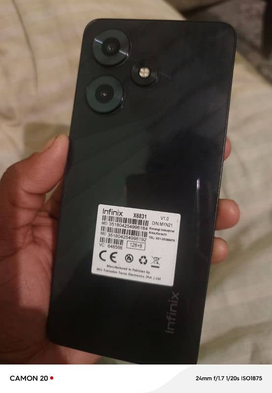 Infinix Hot 30 8/128  Condition 10/10 no open no repair fresh peice 0